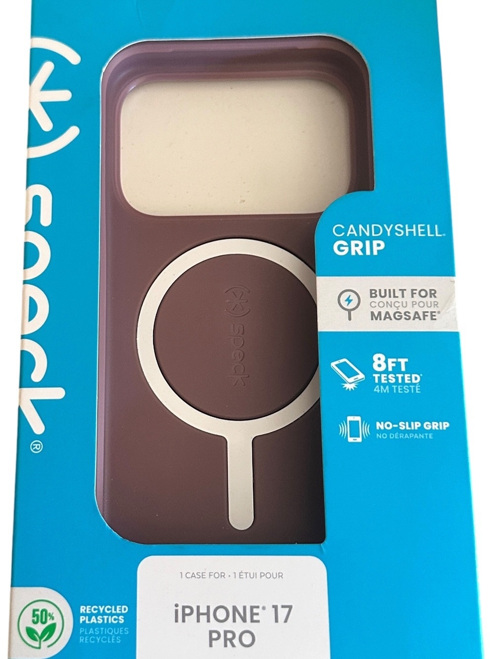 speck CandyShell Grip MagSafe Case for iPhone 17 Pro - Plum